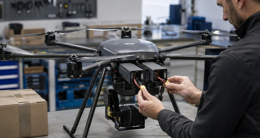 Dvě baterie místo většího nákladu. A2Z sází u doručovacího dronu na jistotu